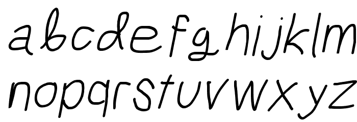 Mew? Italic Font LOWERCASE