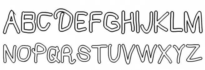 Mew? Outline Polices MAJUSCULES