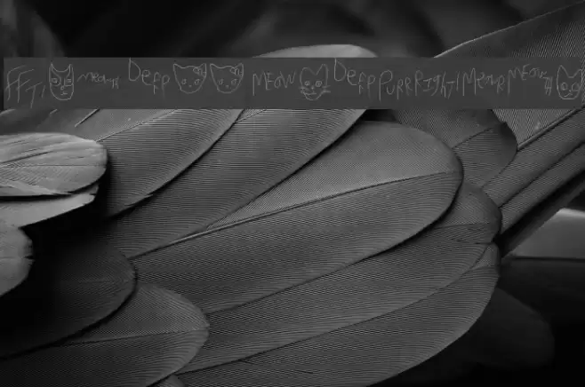 Mew Too CatDings Font examples