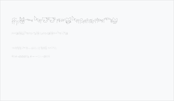 Mew Too CatDings Business Card