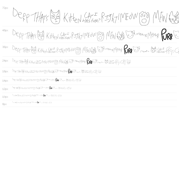 Mew Too CatDings Waterfall