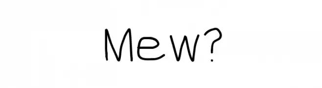 Mew?  Descarca Fonturi Gratis