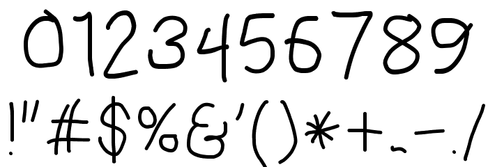 Mew? Font OTHER CHARS