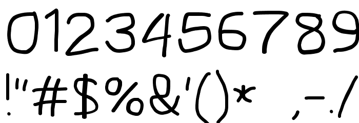 MewTooHand Bold Wide Font OTHER CHARS