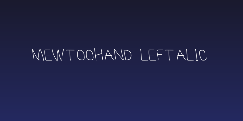 MewTooHand Leftalic Social Header