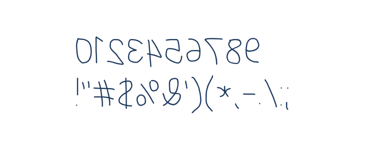 MewTooHand Reversed Other Characters