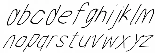 MewTooHand UltimateItalic Condensed Polices MINUSCULES