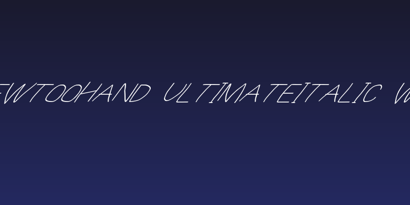 MewTooHand UltimateItalic Wide Social Header