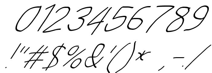 MewTooHand UltimateItalic Caratteri ALTRI CARATTERI
