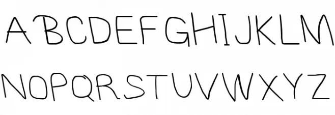 MewTooHand Wide Leftalic Schriftart Groß