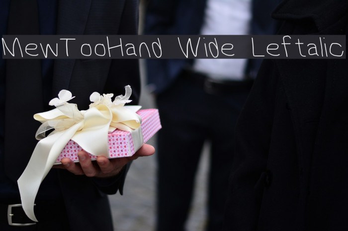 MewTooHand Wide Leftalic Example 2