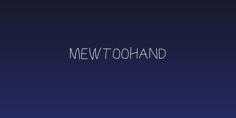 MewTooHand Social Header