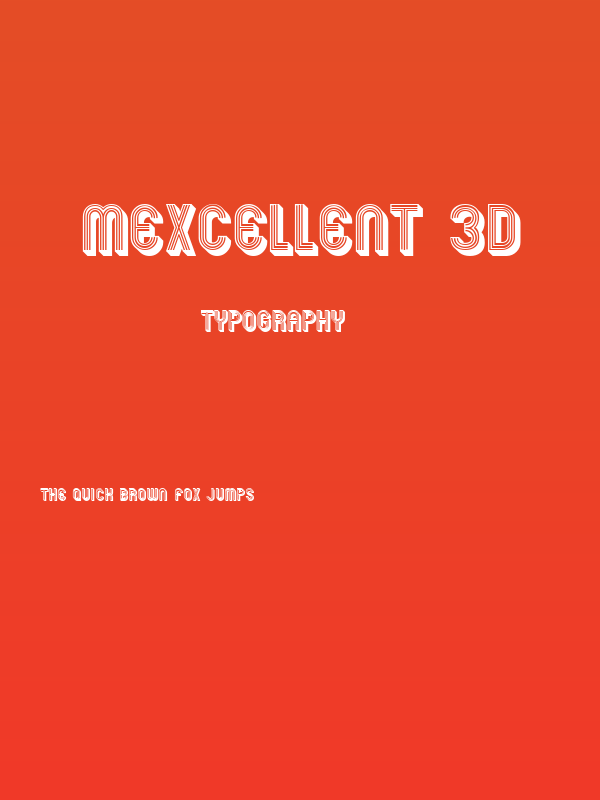 Mexcellent 3D Poster