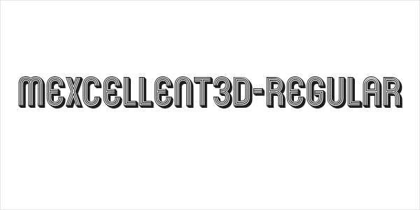 Mexcellent3D-Regular Logo