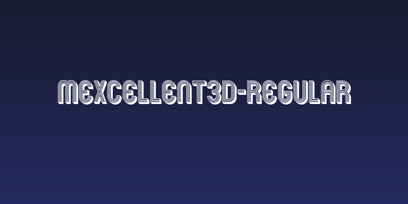 Mexcellent3D-Regular Social Header