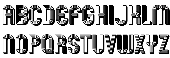 Mexcellent3D-Regular Font LOWERCASE