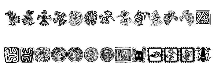MexiKOrnaments Font LOWERCASE