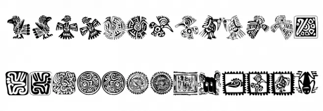 MexiKOrnaments फ़ॉन्ट लोअरकेस