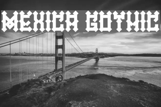 Mexica Gothic Font examples