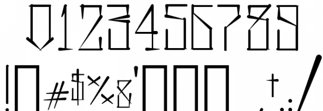 Mexican Pride Urban Font OTHER CHARS