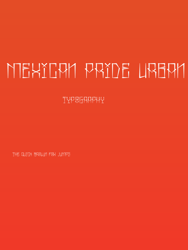 Mexican Pride Urban Poster