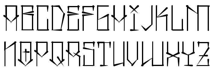 Mexican Pride Urban Font LOWERCASE