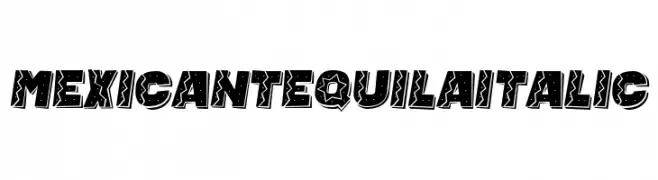 Mexican Tequila Italic  免费字体下载