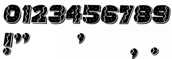 Mexican Tequila Italic Font OTHER CHARS