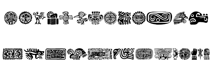 MexicanMotif Font LOWERCASE