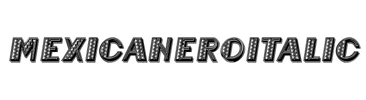 Mexicanero Italic  Descarca Fonturi Gratis