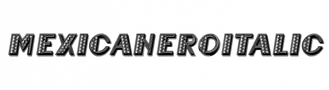 Mexicanero Italic  免费字体下载