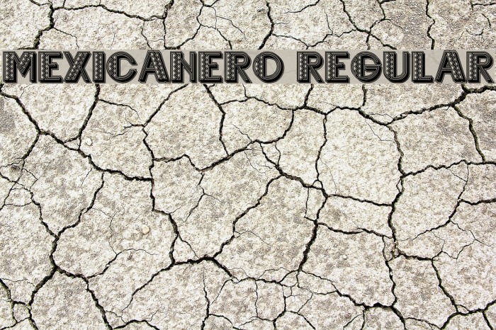 Mexicanero Regular Font examples