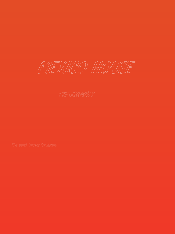 Mexico House Poster