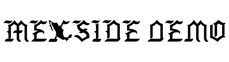 Mexside Demo  font caratteri gratis