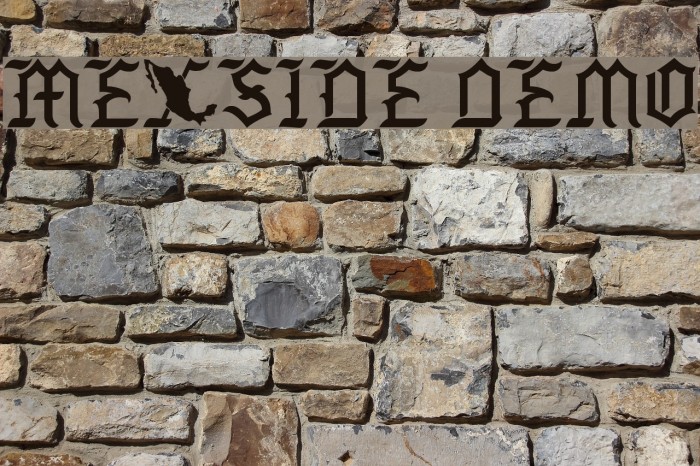 Mexside Demo Font examples