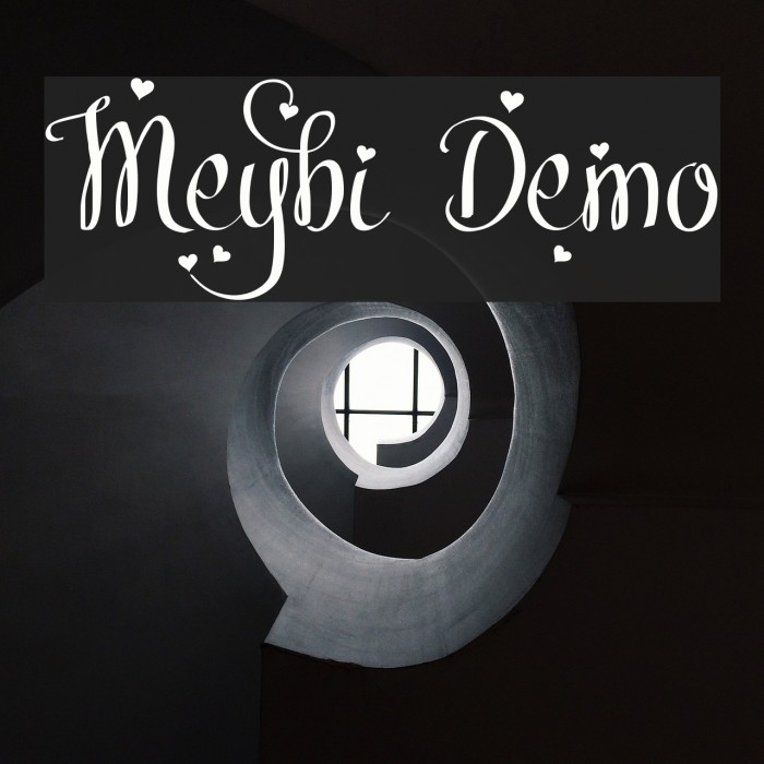 Meybi Demo Font examples