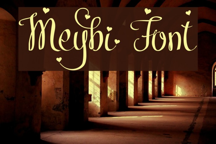 Meybi 字体 examples