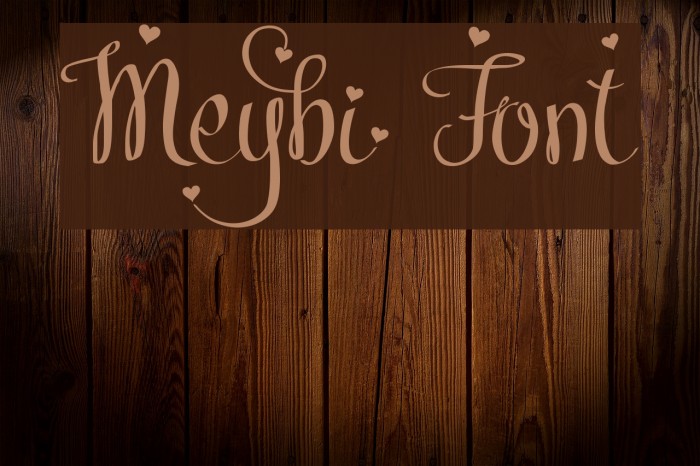 Meybi 字体 examples