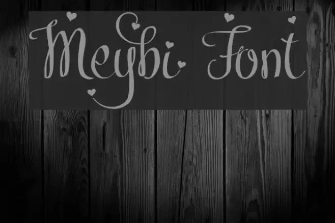 Meybi Font examples