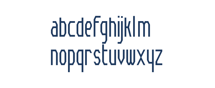 Meyer Gothic NBP Lowercase