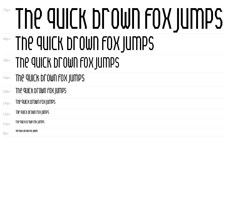 Meyer Gothic Unicase NBP Waterfall