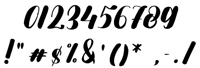 Meylani Font OTHER CHARS