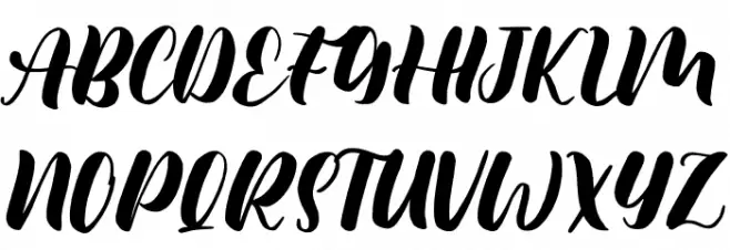 Meylani Schriftart Groß