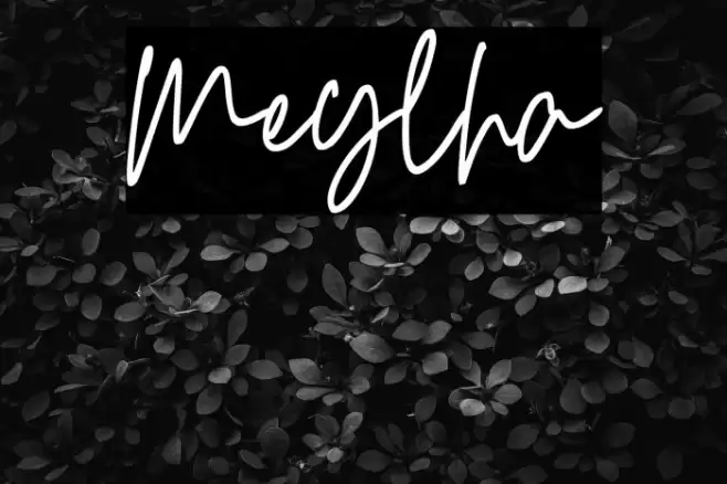 Meylha Font examples