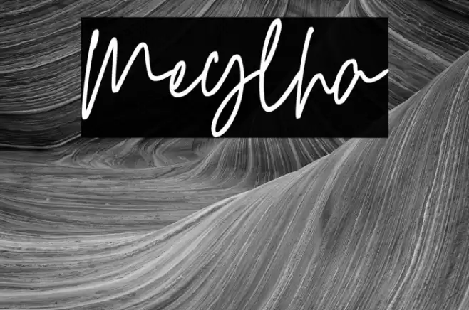 Meylha Font examples