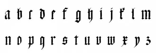 Meyne Textur UNZ1A Italic फ़ॉन्ट लोअरकेस