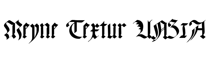 Meyne Textur UNZ1A  Frei Schriftart Herunterladen