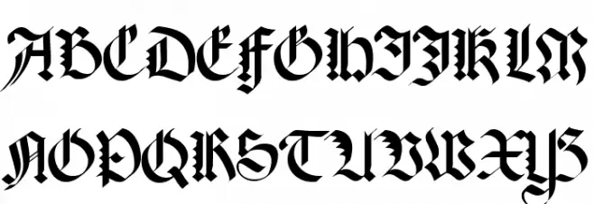 Meyne Textur UNZ1A 字体 大写