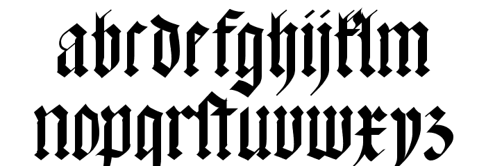 Meyne Textur Font LOWERCASE