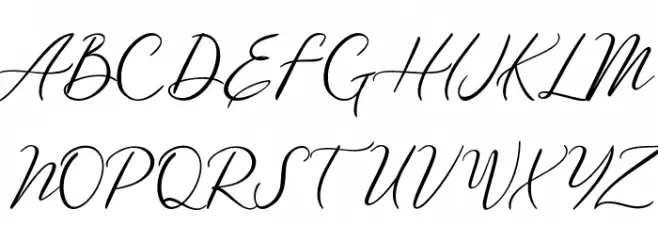 Meysha Demo Regular 字体 大写